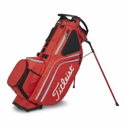 Titleist Hybrid 14 Stand Bag -Shoes Sales Shop titleist hybrid 14 stand bag red dark red gray 01 12166.1675438679