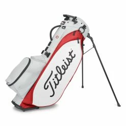 Titleist Players 5 Stand Bag -Shoes Sales Shop titleist players 5 stand bag gray red white 01 19274.1677610981