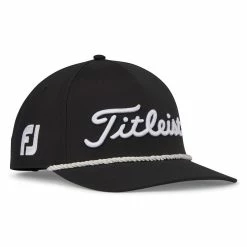Titleist Tour Rope Hat -Shoes Sales Shop titleist tour rope hat black white 02 62329.1676598345