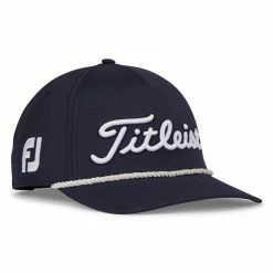 Titleist Tour Rope Hat -Shoes Sales Shop titleist tour rope hat navy white 02 68357.1676597264
