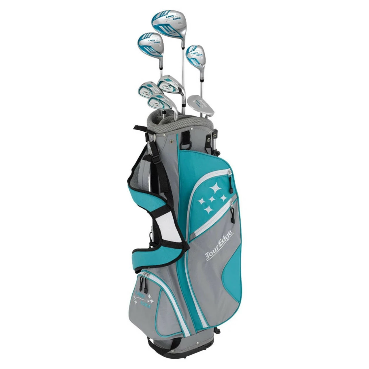 Tour Edge Women's Lady Edge Complete Set - Stand Bag 3 Tour Edge Women's Lady Edge Complete Set - Stand Bag