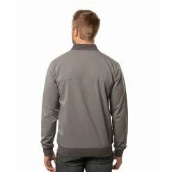 Travis Mathew Asheville Jacket -Shoes Sales Shop travis mathew asheville jacket heather grey pinstripe 03 67922.1636652903