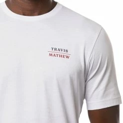 Travis Mathew Cattails Tee -Shoes Sales Shop travis mathew cattails tee white 03 26002.1676589619