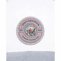 Travis Mathew Holiday SZN Hat -Shoes Sales Shop travis mathew holiday szn hat white 04 70769.1671651628