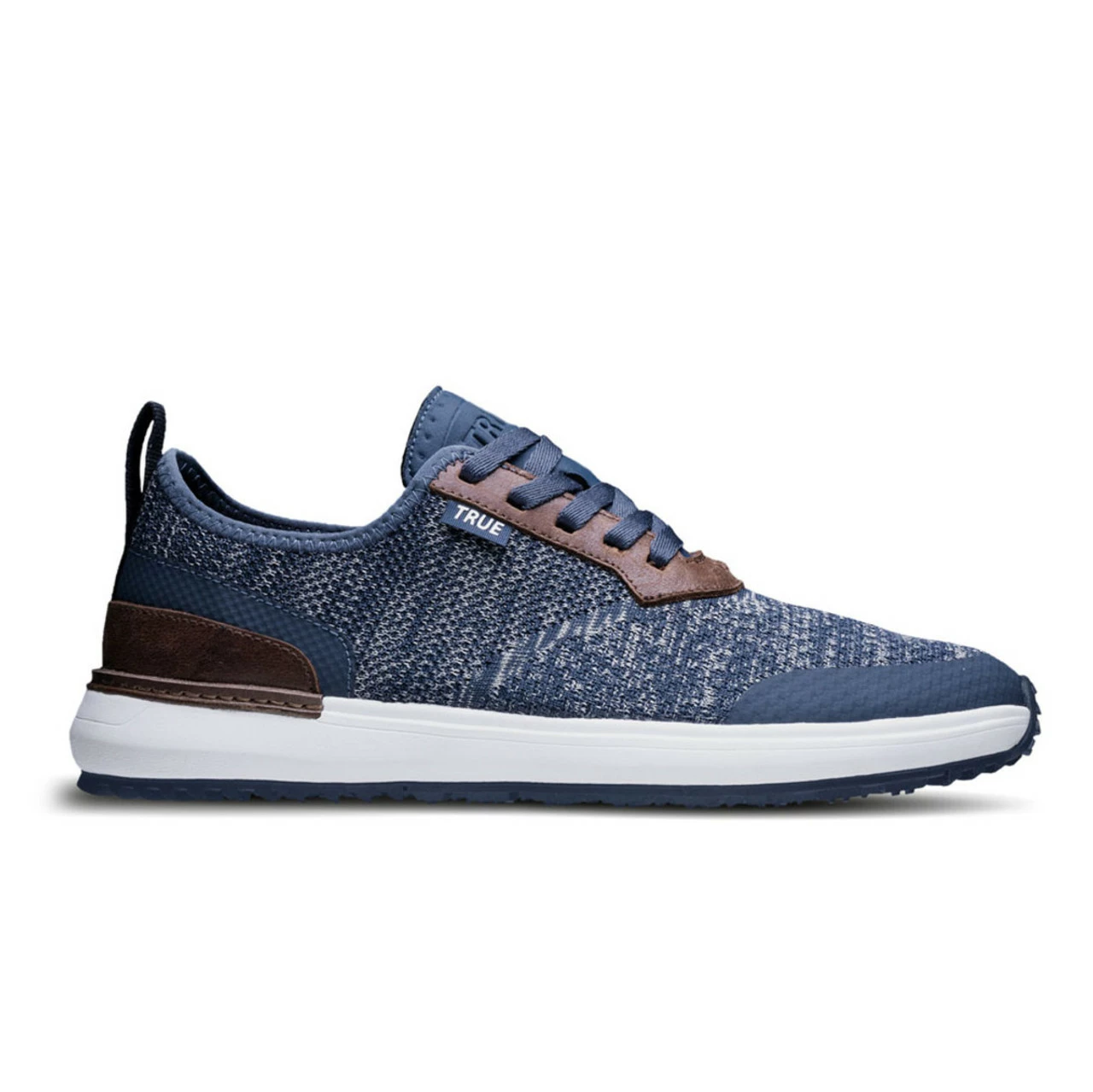 True Men's Lux Knit Golf Shoes - Heathered Navy 3 True Men's Lux Knit Golf Shoes - Heathered Navy