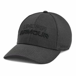 Under Armour UA Jordan Spieth Tour Stretch Fit Hat -Shoes Sales Shop under armour ua jordan spieth tour stretch fit hat jet grey 01 32619.1633018991